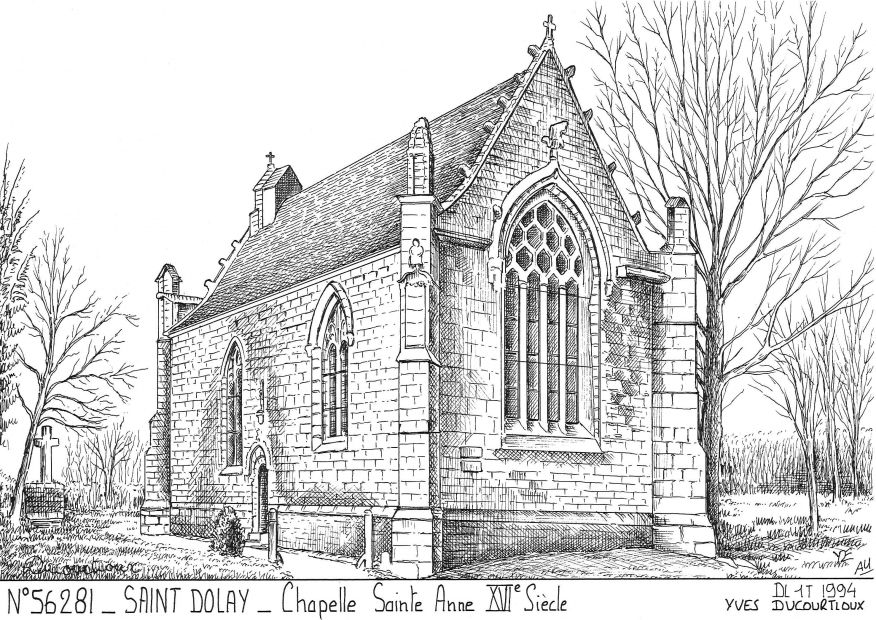 N 56281 - ST DOLAY - chapelle ste anne XVI sicle